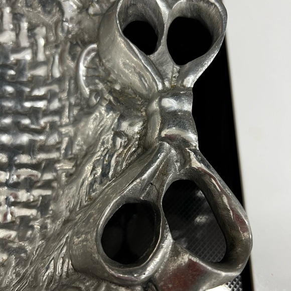 Hammered Alum/Metal Fruit Bowl - Picture 7 of 8